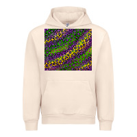 Sandshell mardi gras leopard Urban Hoodie - RanaPortraitStore