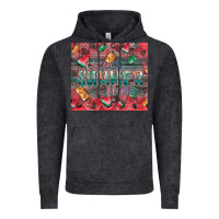 Vintage Black summer vibes Vintage Hoodie - CowhideDigitalArt
