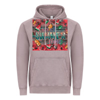 Vintage Zinc summer vibes Vintage Hoodie - CowhideDigitalArt