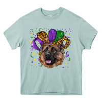 Arona Mardi gras hat german shepherd Heavy Core Tee - RanaPortraitStore