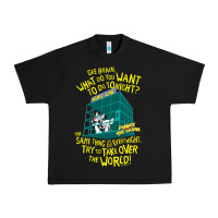Black Pinky and the Brain The World Urban Heavy Tee - maiPhamDesign