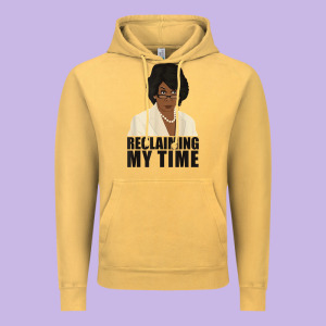 Maxine Reclaiming My Time Funny Political Quote T Shirt Vintage Hoodie Designed By Baomotion
