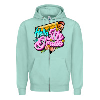 Seafoam hello 5th grade Zipper Hoodie - JahusDesignShop