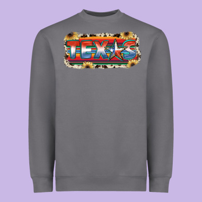 Texas Heavyweight Sweatshirt Designed By Jahusdesignshop