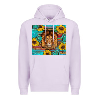 Lilac western lion tumbler Premium Hoodie - Artiststas