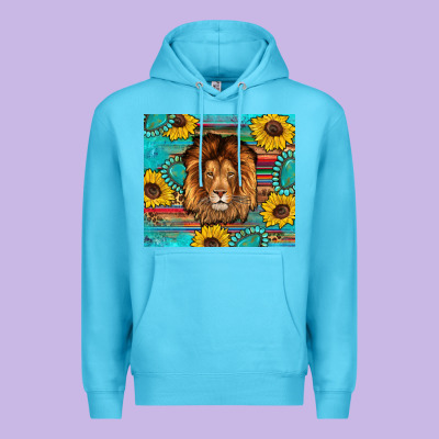Western Lion Tumbler Premium Hoodie Designed By Artiststas