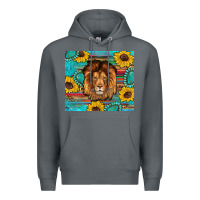 Rock western lion tumbler Premium Hoodie - Artiststas