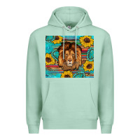 Seafoam western lion tumbler Premium Hoodie - Artiststas