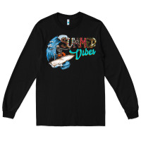 Black Summer Vibes Long Sleeve Tee - CowhideDigitalArt
