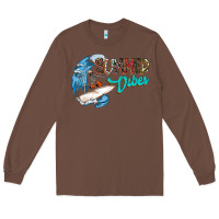 Chestnut Summer Vibes Long Sleeve Tee - CowhideDigitalArt