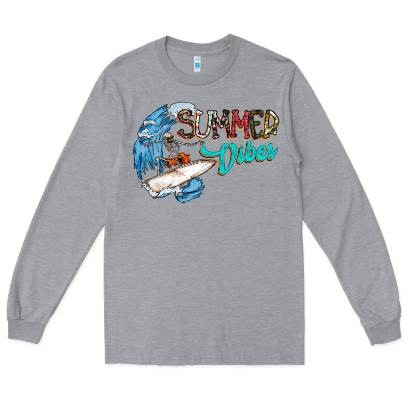 Summer Vibes Long Sleeve Tee by CowhideDigitalArt | Teevron