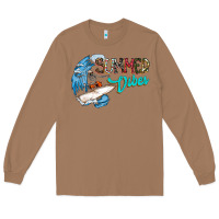 Toasted Coconut Summer Vibes Long Sleeve Tee - CowhideDigitalArt