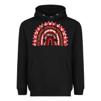 Black valentines day rainbow Heavyweight Hoodie - RanaPortraitStore
