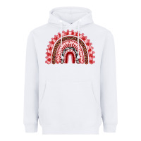 White valentines day rainbow Heavyweight Hoodie - RanaPortraitStore