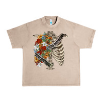 French Oak kinda emotionless kinda emotional skeleton chest Urban Heavy Tee - FaDigitalArtStudio