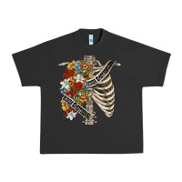 Pigment Black kinda emotionless kinda emotional skeleton chest Urban Heavy Tee - FaDigitalArtStudio