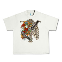 Pistachio kinda emotionless kinda emotional skeleton chest Urban Heavy Tee - FaDigitalArtStudio