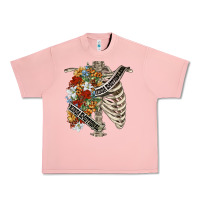 Salmon kinda emotionless kinda emotional skeleton chest Urban Heavy Tee - FaDigitalArtStudio