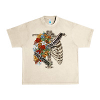 Sandshell kinda emotionless kinda emotional skeleton chest Urban Heavy Tee - FaDigitalArtStudio