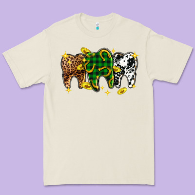 St. Patrick's Day Dental Premium Tee Designed By Oliviacreatesart