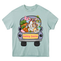 Arona Happy Easter bunny truck Easter Day Heavy Core Tee - CowGirlArtShop