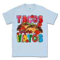 Dusty Blue tacos before vatos olivia Classic Tee - OliviaCreatesArt