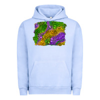 Pigment Grape Ice Leopard Gemstone Mardi Gras Urban Hoodie - RanaPortraitStore