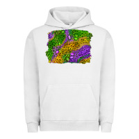 Pigment Lunar Rock Leopard Gemstone Mardi Gras Urban Hoodie - RanaPortraitStore