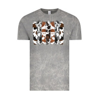 Cloud Rock cowhide brushstrokes Vintage Tee - RanaPortraitStore