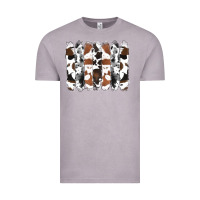 Vintage Zinc cowhide brushstrokes Vintage Tee - RanaPortraitStore