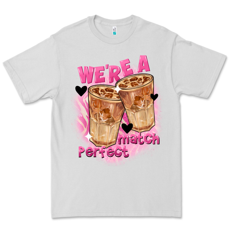 We're A Perfect Match Valentine's Day Premium Tee by FaDigitalArtStudio | Teevron