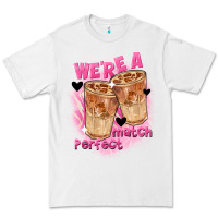 White We're a perfect match Valentine's Day Premium Tee - FaDigitalArtStudio