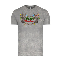 Cloud Rock spooky christmas skeleton hands Vintage Tee - FaDigitalArtStudio