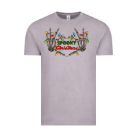 Vintage Zinc spooky christmas skeleton hands Vintage Tee - FaDigitalArtStudio