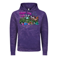 Cloud Purple happy easter day truck Vintage Hoodie - CowhideDigitalArt