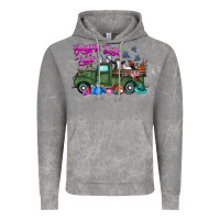 Cloud Rock happy easter day truck Vintage Hoodie - CowhideDigitalArt
