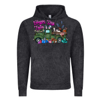 Vintage Black happy easter day truck Vintage Hoodie - CowhideDigitalArt