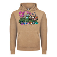 Vintage Coffee happy easter day truck Vintage Hoodie - CowhideDigitalArt