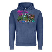 Vintage Denim happy easter day truck Vintage Hoodie - CowhideDigitalArt