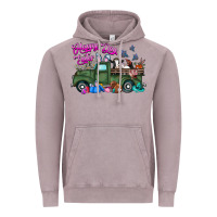 Vintage Zinc happy easter day truck Vintage Hoodie - CowhideDigitalArt