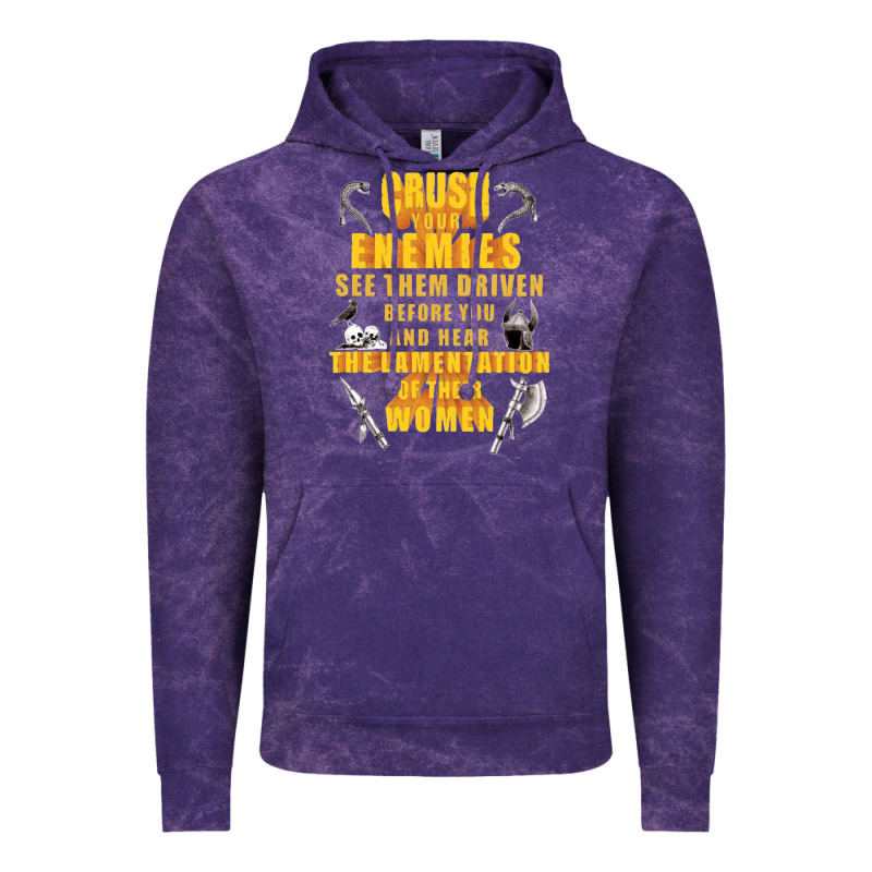 Crushs Your Enemies Merch Vintage Hoodie by baoMotion | Teevron