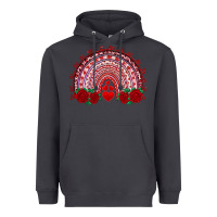 Smoke valentines day rainbow with roses Heavyweight Hoodie - RanaPortraitStore