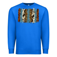 True Royal tool leather leopard cowhide backround Premium Sweatshirt - RanaPortraitStore