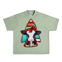 Oil Green baby calf arrowhead Urban Heavy Tee - Jasminsmagicworld