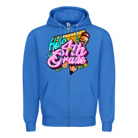 True Royal hello 4th grade Zipper Hoodie - JahusDesignShop