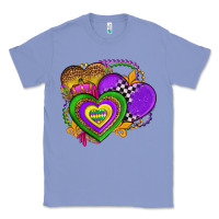 Colony Blue mardi gras heart olivia Classic Tee - OliviaCreatesArt