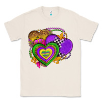 Natural mardi gras heart olivia Classic Tee - OliviaCreatesArt