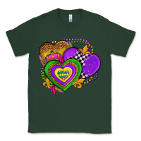 Sports Green mardi gras heart olivia Classic Tee - OliviaCreatesArt