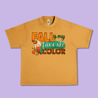Fall Is My Favorite Color Urban Heavy Tee Designed By Bundleandbundleshop