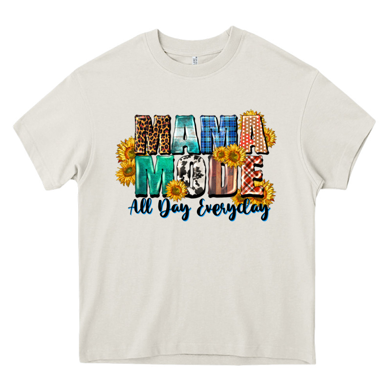 Mama Mode All Day Everyday  Mother's Day Heavy Core Tee by CowGirlArtShop | Teevron